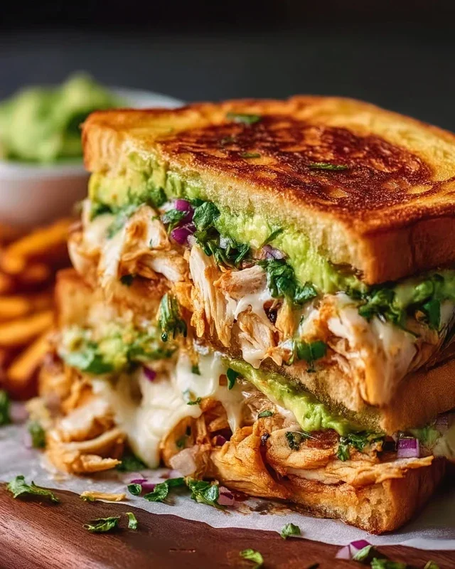 Chicken Avocado Melt Sandwich