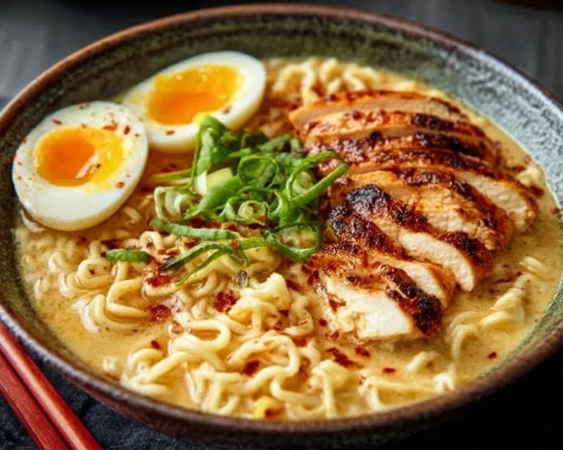 Creamy Garlic Chicken Ramen: An Incredible Ultimate Recipe