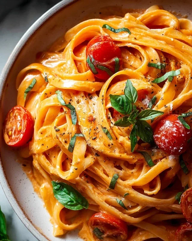 Easy One Pot Creamy Tomato Pasta