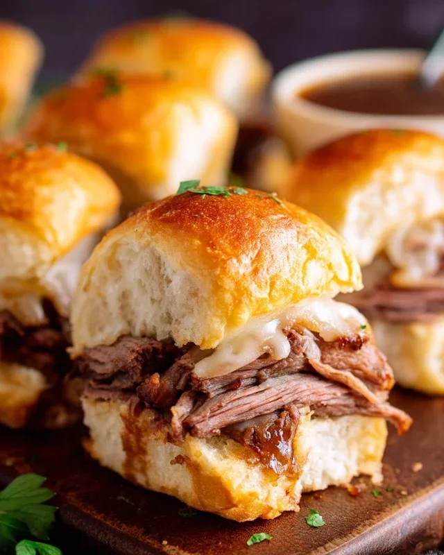 Easy French Dip Sliders Recipe