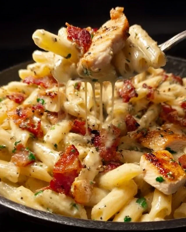 Chicken Beef Beef Bacon Ranch Pasta