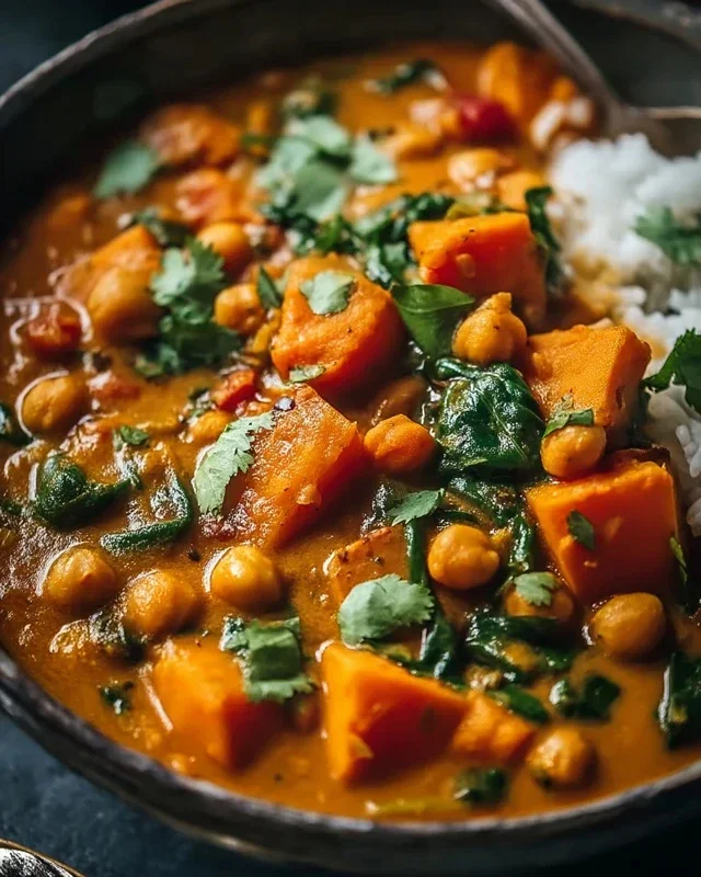 Sweet Potato and Chickpea Curry