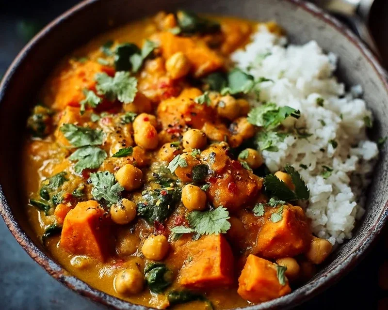 Sweet Potato and Chickpea Curry