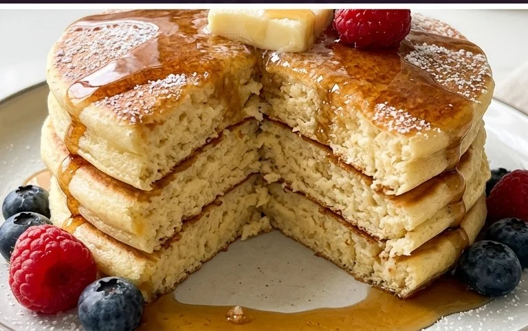 Fluffy Japanese Soufflé Pancakes