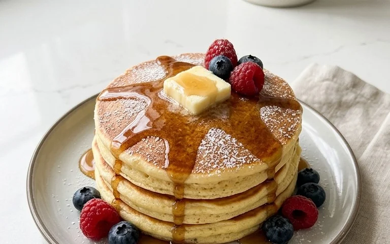 Fluffy Japanese Soufflé Pancakes