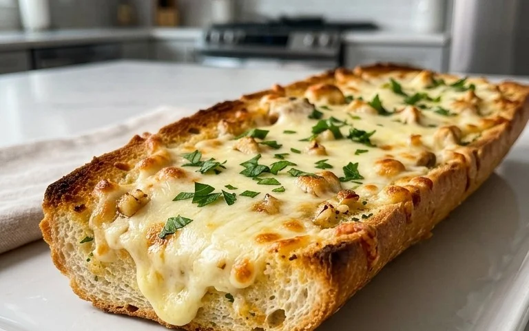 BEST CHEESY GARLIC BREAD RECIPE