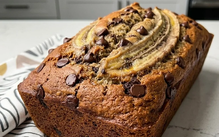 Easy Chocolate Chip Banana Bread