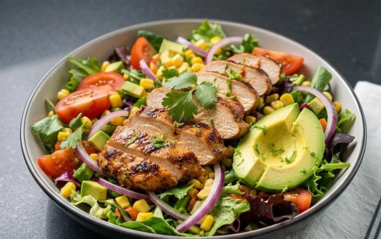 Peruvian Grilled Chicken Salad
