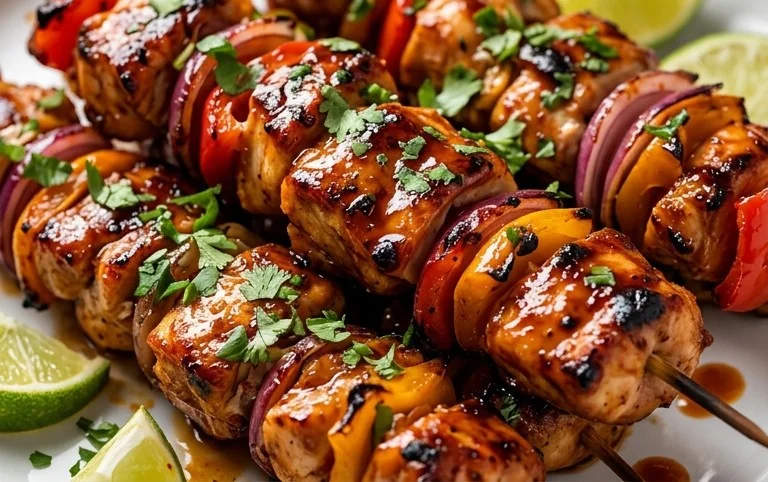 Mexican Barbecue Chicken Skewers