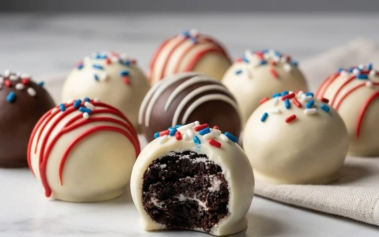 Patriotic Oreo Balls