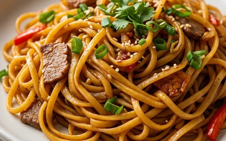 Drunken noodles