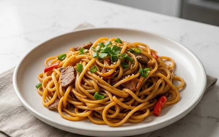 Drunken noodles