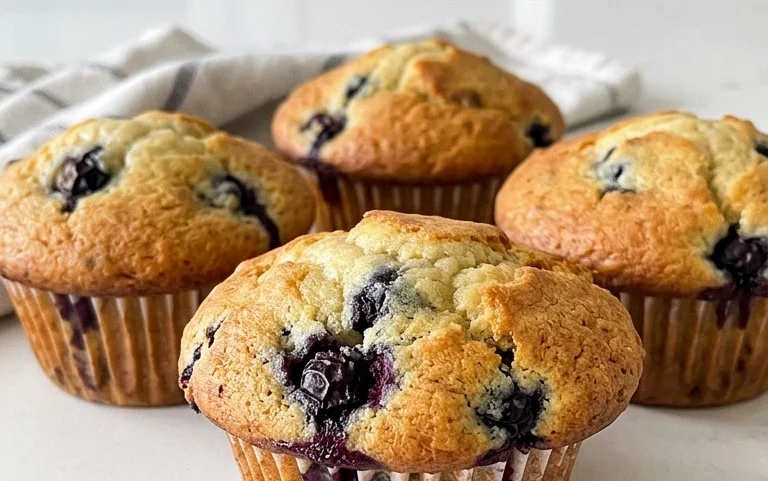 Homemade Blueberry Muffins