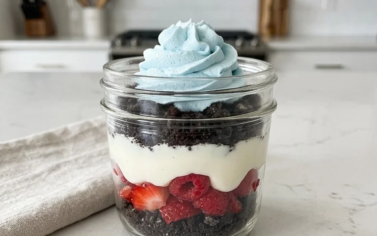 Red, White and Blue Dirt Cups