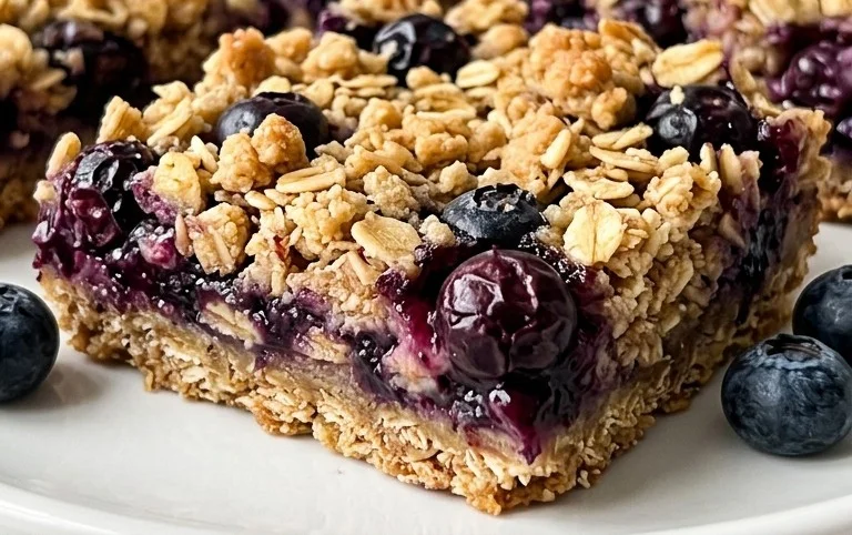 Blueberry Oatmeal Bars