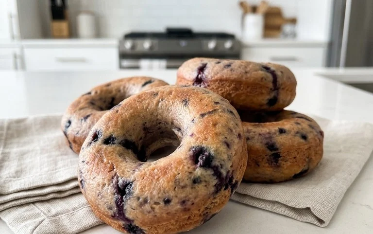 Wild Blueberry Cake Donuts