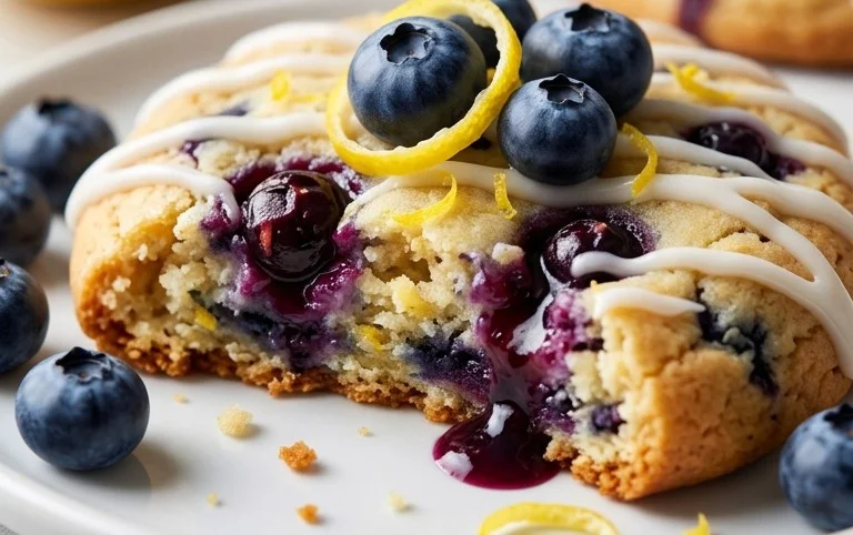 Lemon Blueberry Cookies Recipe