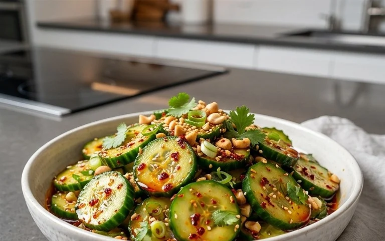 Spicy Asian Cucumber Salad