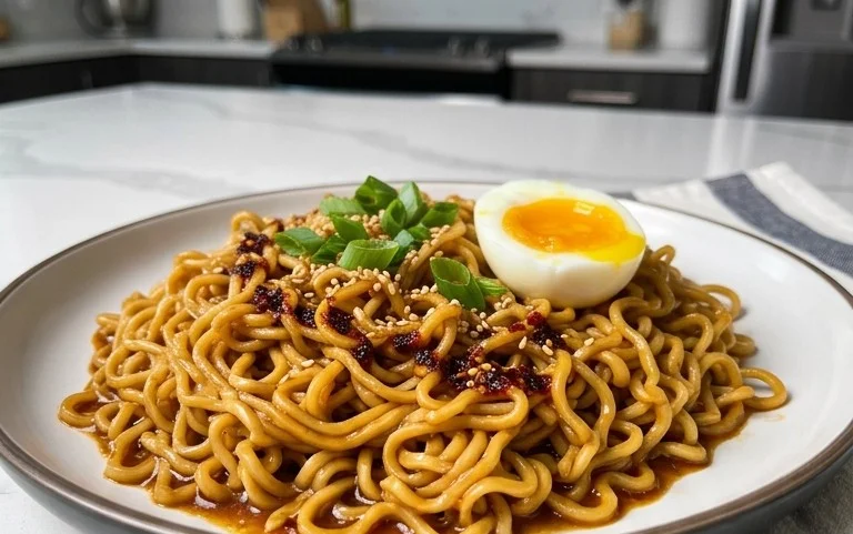 Easy Saucy Ramen Noodles