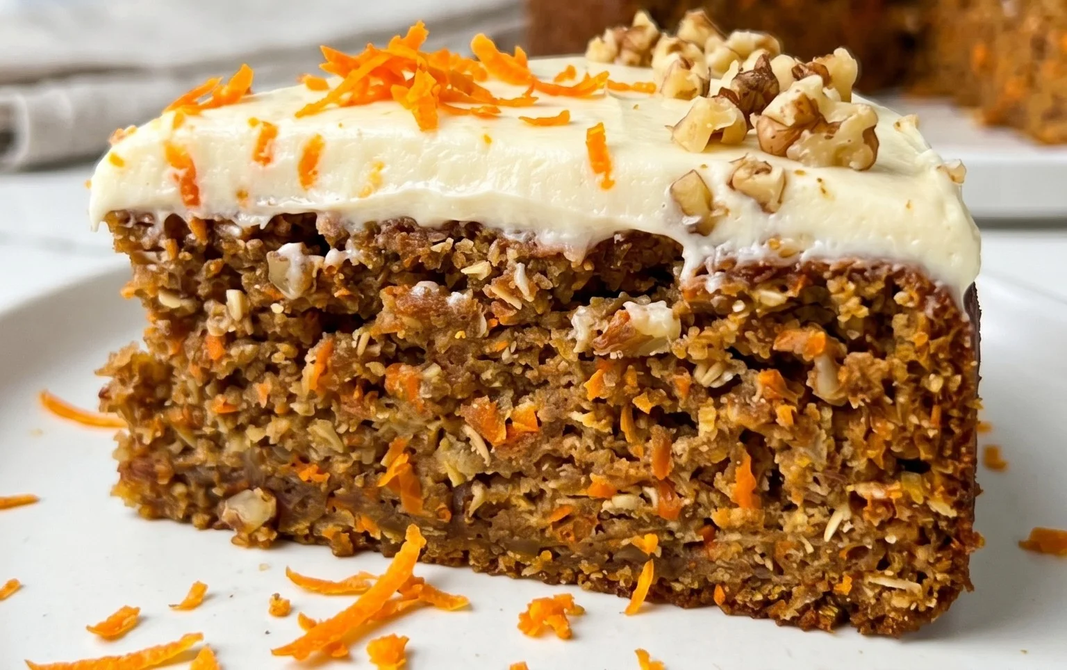 Easy Flourless Oatmeal Carrot Cake Recipe