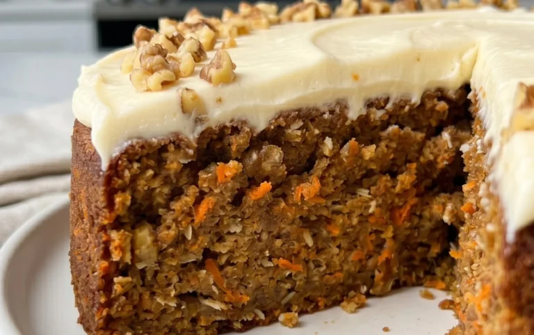 Easy Flourless Oatmeal Carrot Cake Recipe