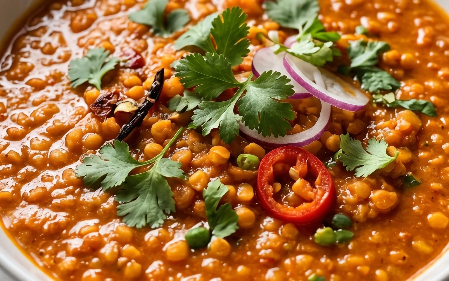 Spicy Red Lentil Curry