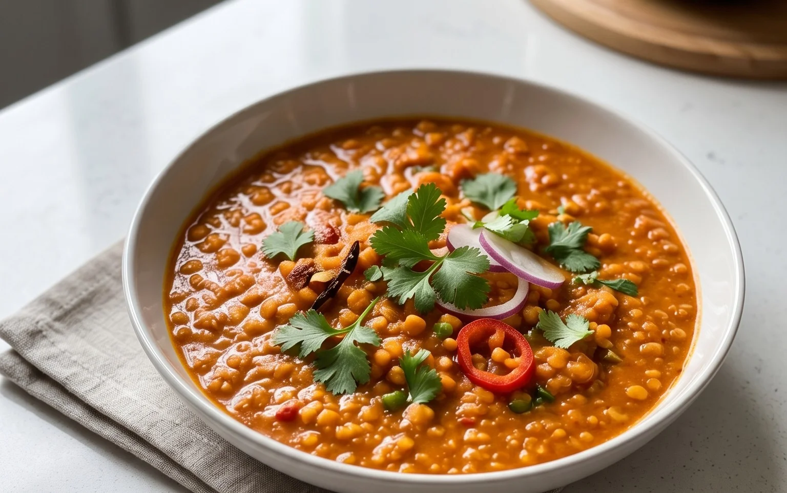 Spicy Red Lentil Curry