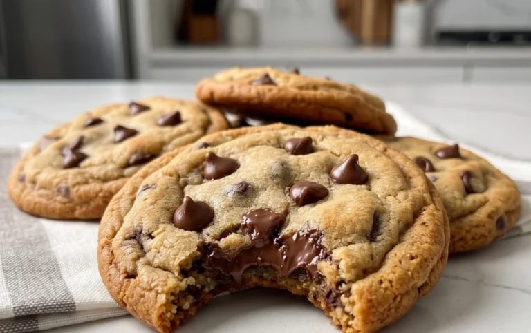 Crispy and Chewy Chocolate Chip Cookies