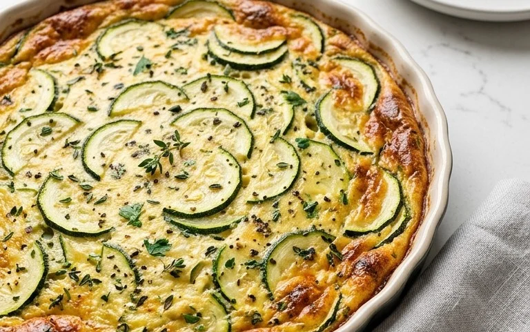 Crustless Zucchini Quiche Recipe
