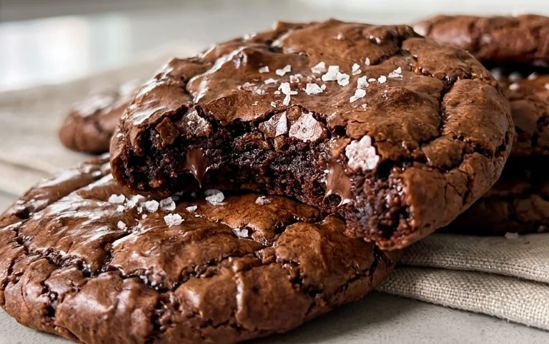 Salted Brownie Cookies