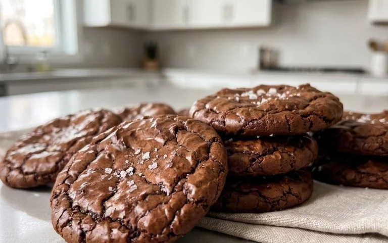 Salted Brownie Cookies