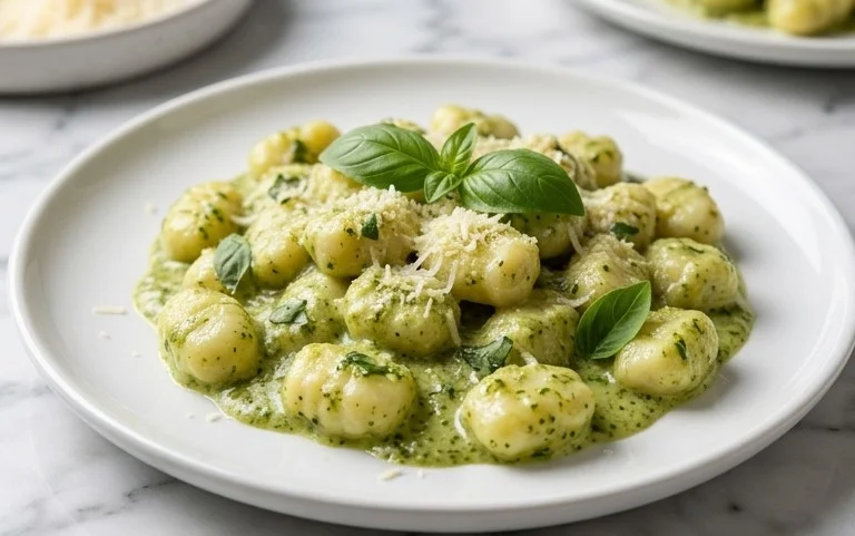 Creamy Pesto Gnocchi