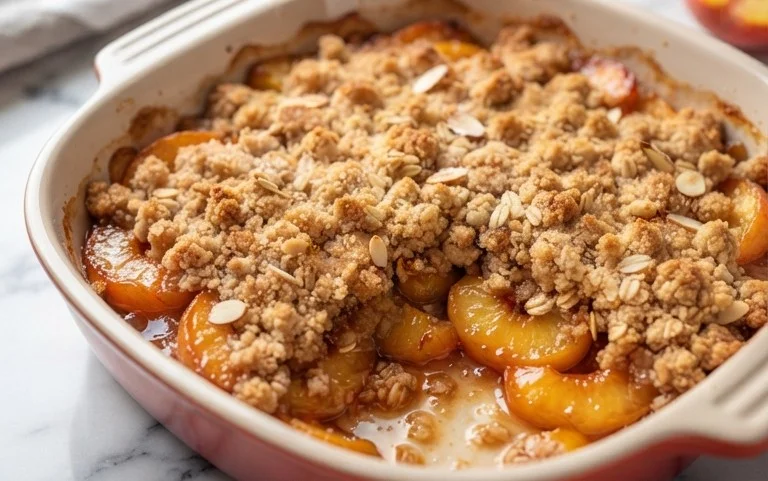 Fresh Peach Crisp Recipe