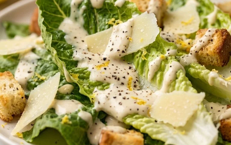 Caesar Salad Dressing (Classic, Creamy & 5 Minutes) 🥗