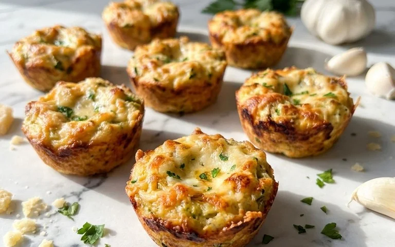 Zucchini Garlic Bites