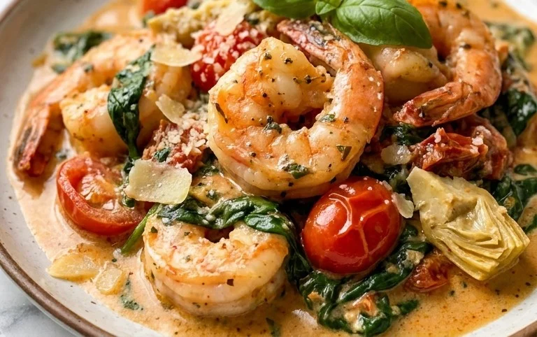 Tuscan Shrimp (One-Pan, 30-Minute Dinner)