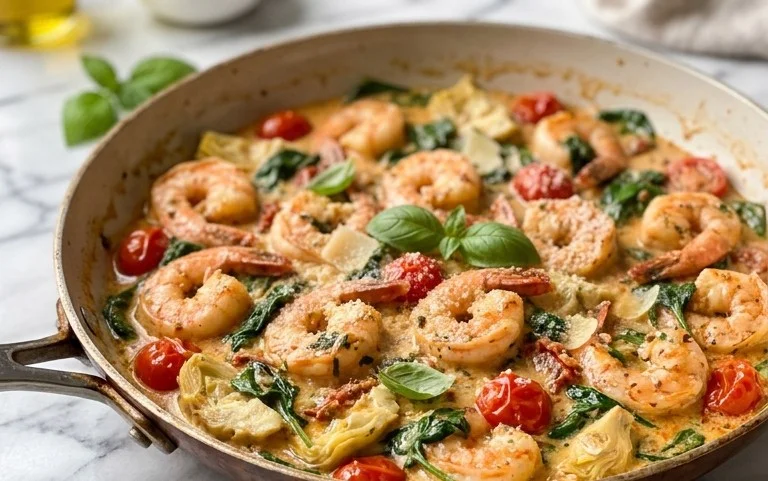 Tuscan Shrimp (One-Pan, 30-Minute Dinner)