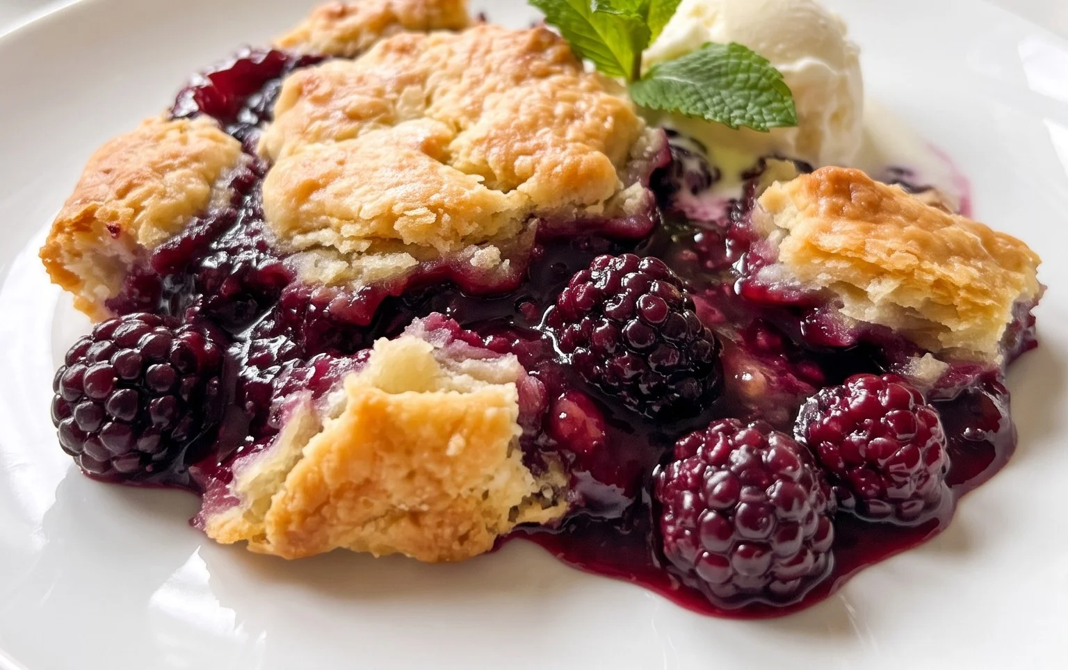 The Pioneer Women's Blackberry Cobbler