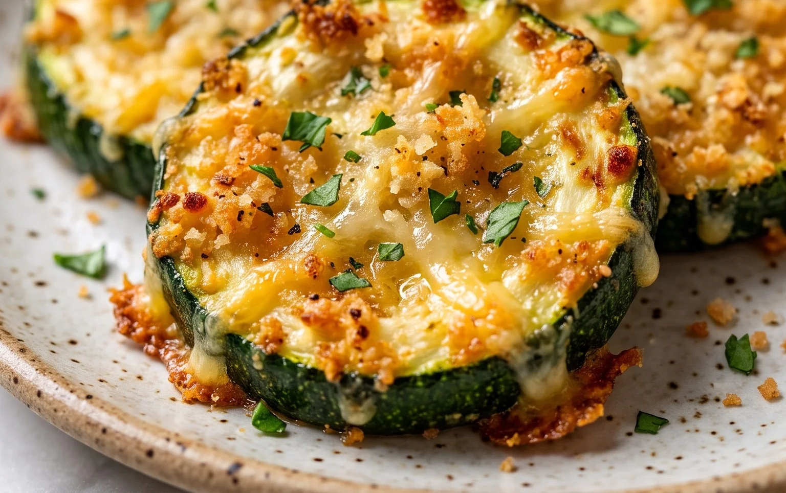 Baked Parmesan Zucchini