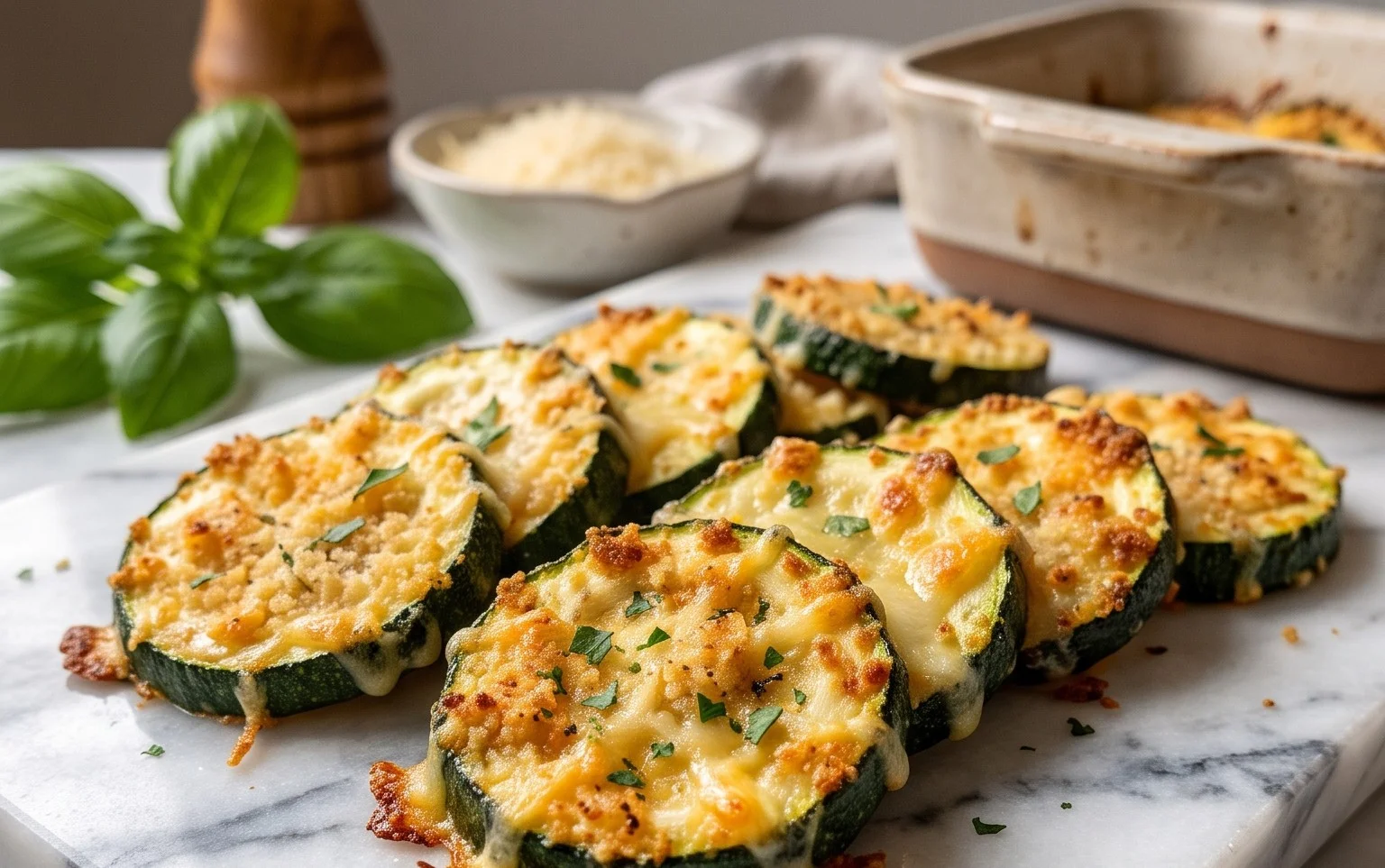 Baked Parmesan Zucchini