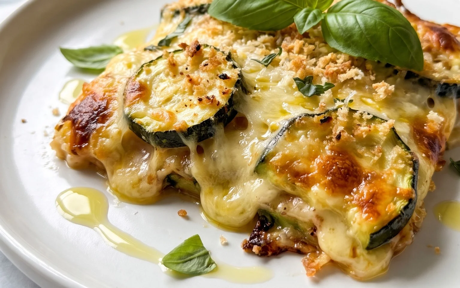 Baked Zucchini and Cheese