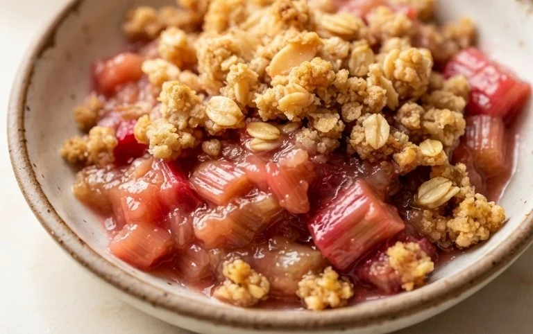 Easy Rhubarb Crisp