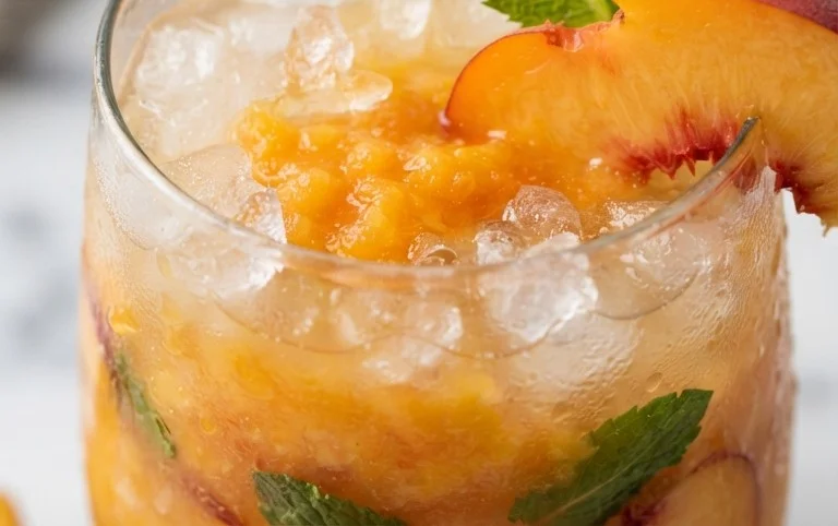 Refreshing Peach Lemonade