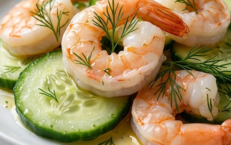 Cucumber Shrimp Salad