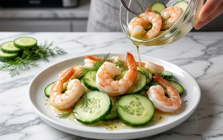 Cucumber Shrimp Salad