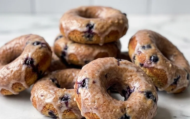 Blueberry Cake Donuts