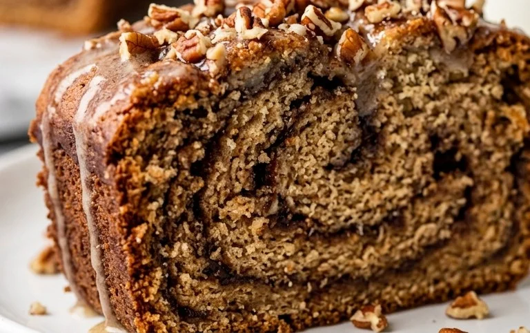 Cinnamon Roll Banana Bread