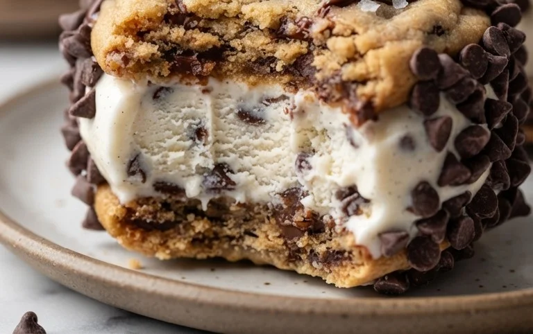 Cookie Ice Cream Sandwiches (Like a Chipwich!)