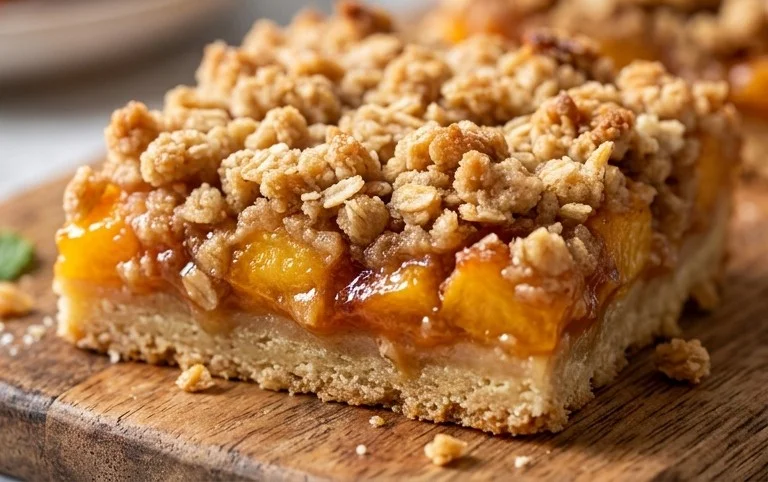 Fresh Peach Crum extractb Bars