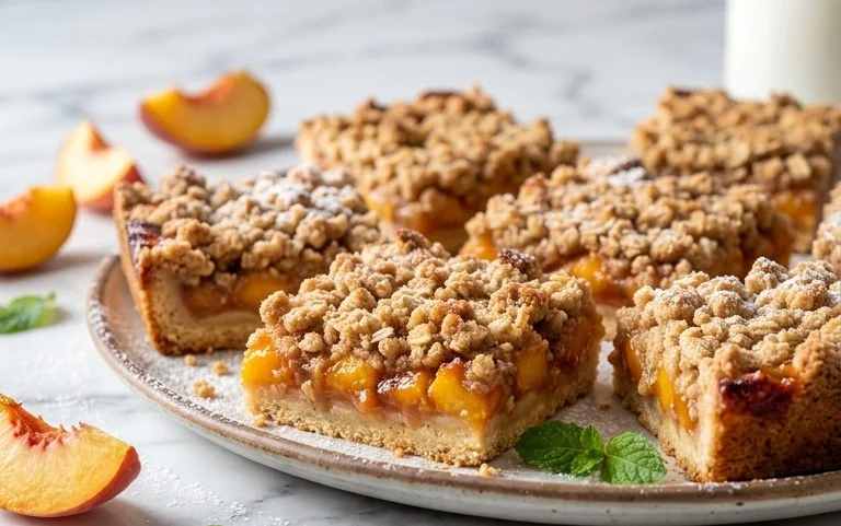 Fresh Peach Crum extractb Bars